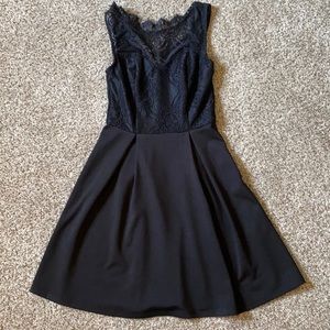 Francescas Black Lace Dress